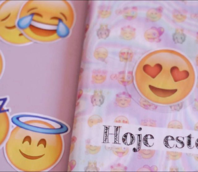 Caderno de Emoji | Customização de Caderno – Volta às Aulas