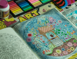 Livros de colorir para desestressar – Jardim Secreto e Floresta Encantada
