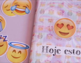 Caderno de Emoji | Customização de Caderno – Volta às Aulas